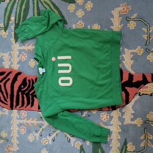 Clare V. x Anthro OUI sweathsirt